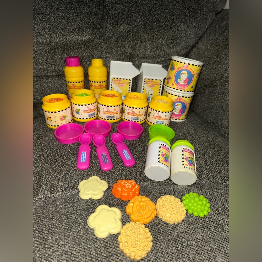 Vintage Fisher Price Little Mommy Pretend Food